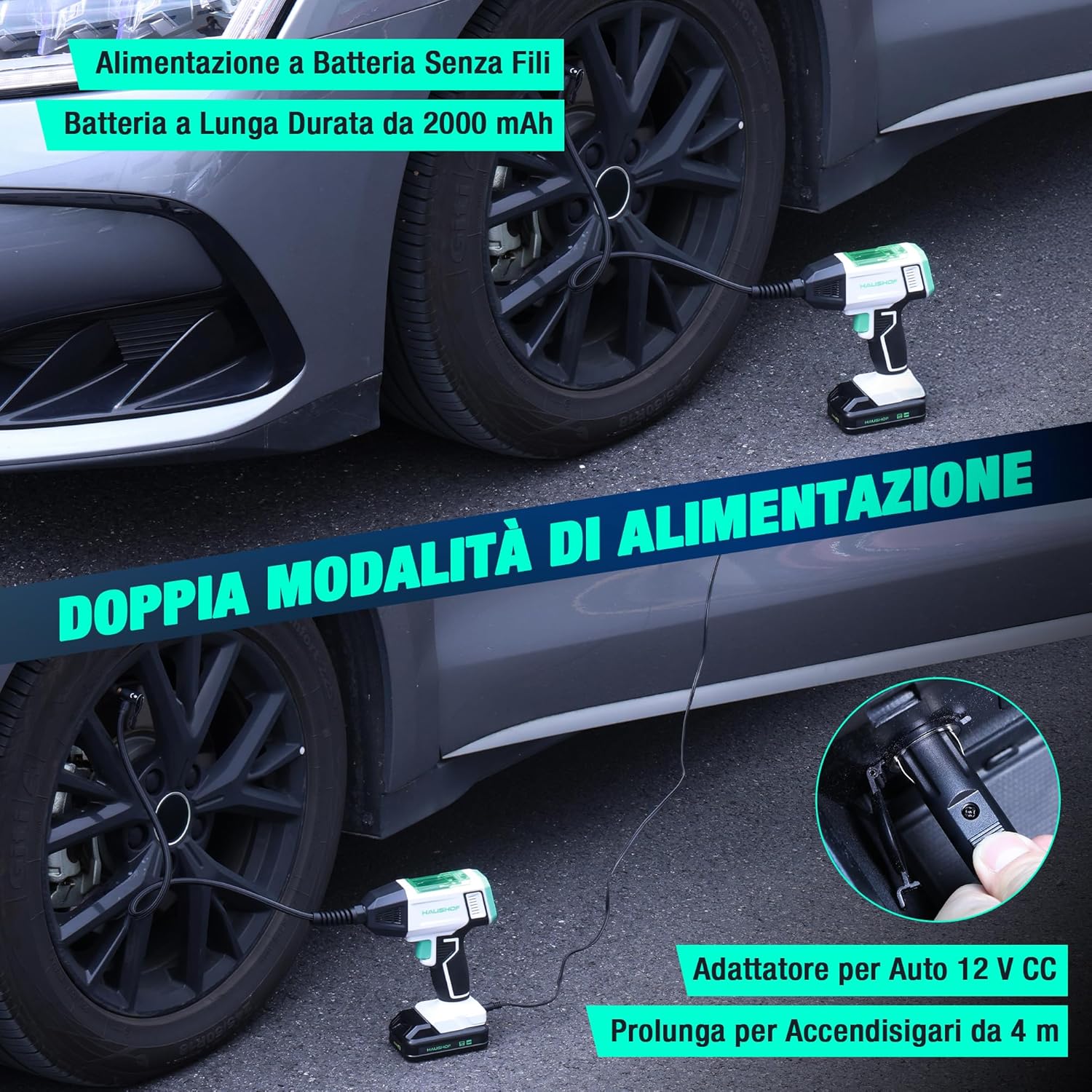 Thumbnail 5 de HAUSHOF Compressore Aria 150 PSI