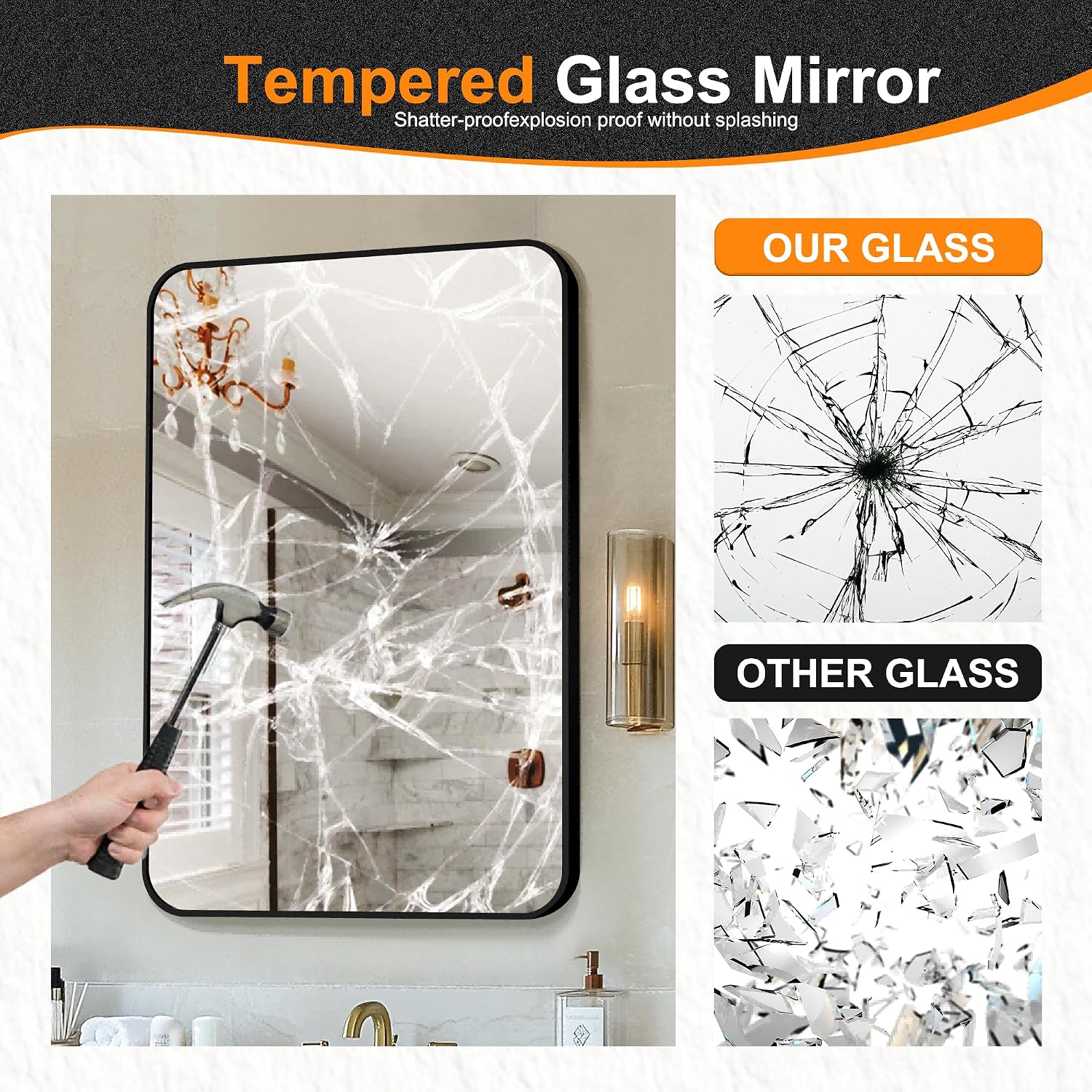 Detalle de Delma Bathroom Vanity Mirror 36x24