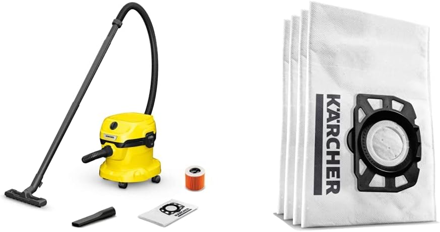 Thumbnail 6 de Kärcher WD 2 Plus Wet & Dry Vacuum Cleaner — Steel 15 L with Blower Function