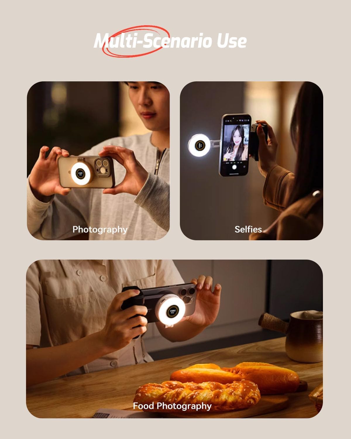 Thumbnail 5 de Magnetic Selfie Light for iPhone
