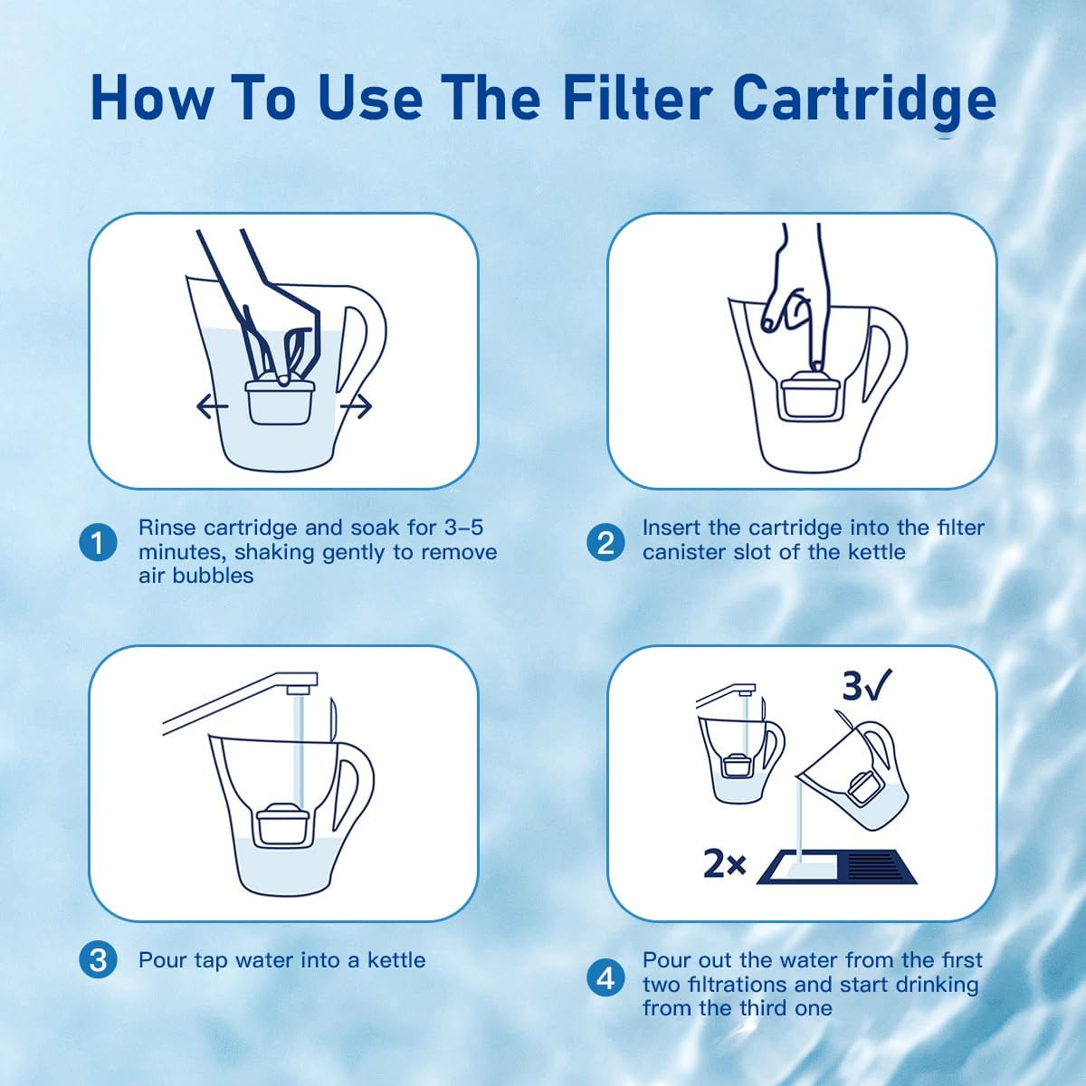 Thumbnail 6 de WaterJingYi Maxtra Pro compatible 12-pack water filters 💧