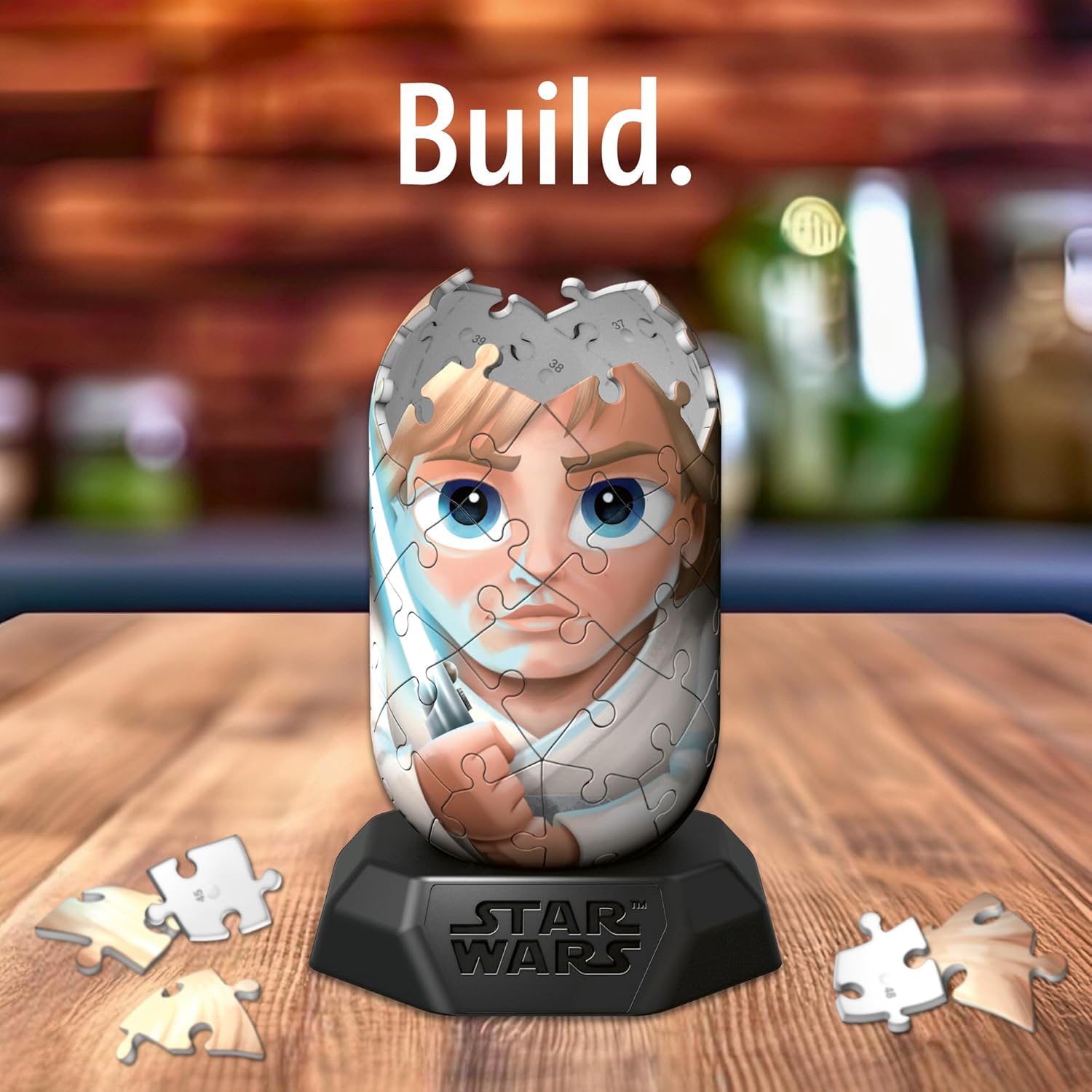 Thumbnail 1 de Ravensburger Puzzle 3D Hylkies Luke Skywalker: decorazione da scrivania per appassionati Star Wars