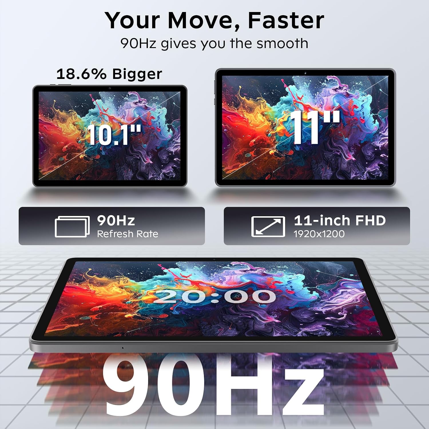 Detalle 2 de Android 16 Tablet 11 Inch — 24GB RAM, 256GB ROM