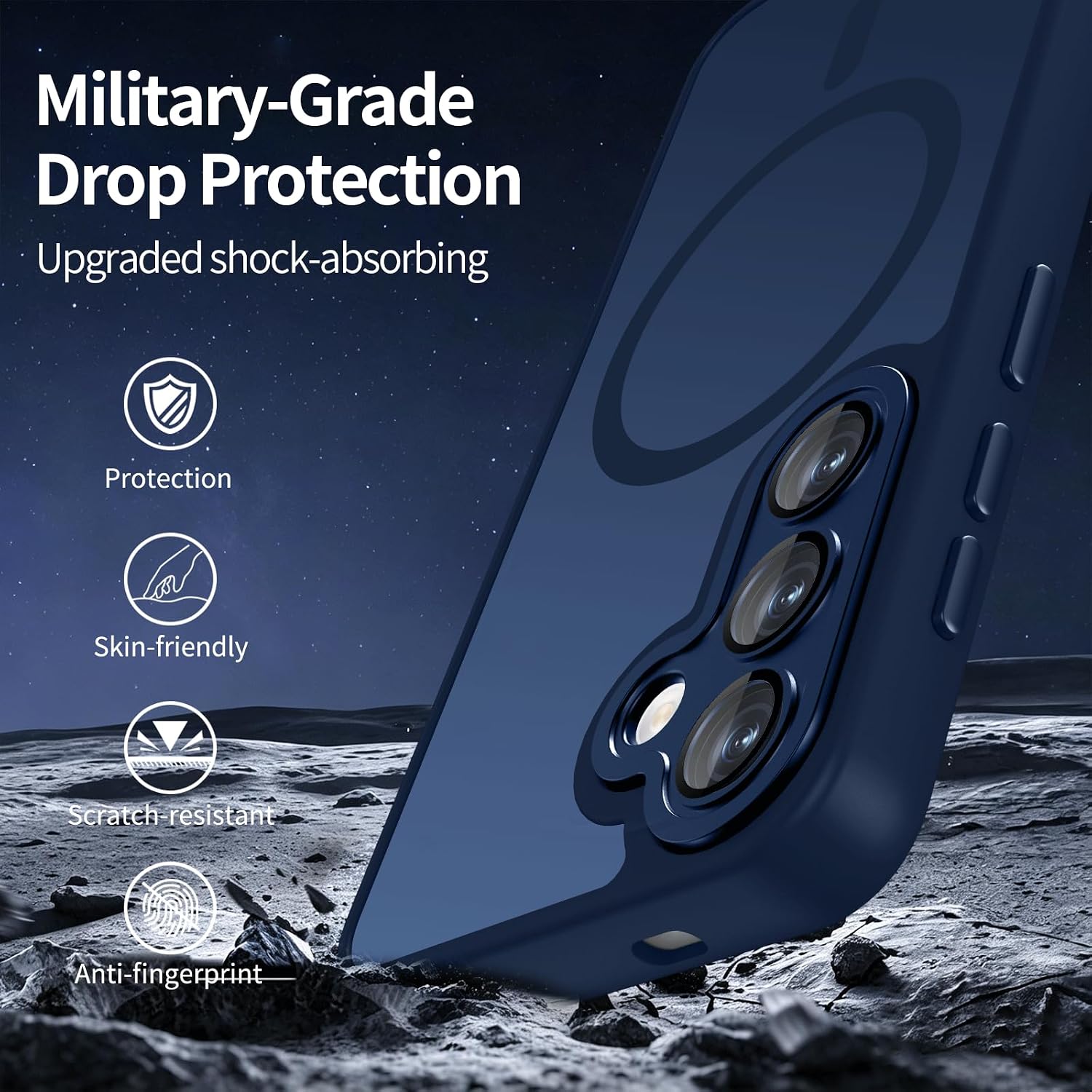 Thumbnail 6 de Magnetica Cover per Samsung Galaxy S24 FE: custodia trasparente opaca con supporto MagSafe