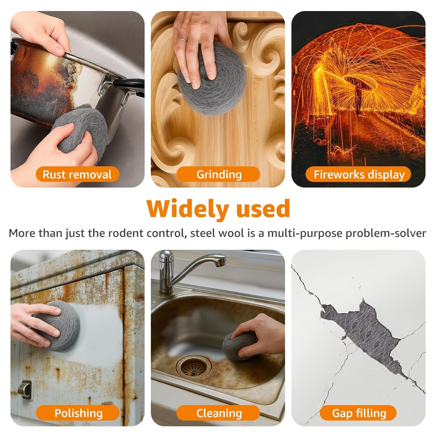 Thumbnail 6 de PICK FOR LIFE Steel Wool Mice Blocker 2 Pack 0000 — rodent blocker 🐭