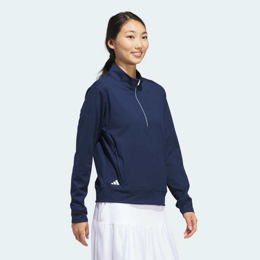 Detalle de Sudadera Ultimate365 Half-Zip Layering de Adidas