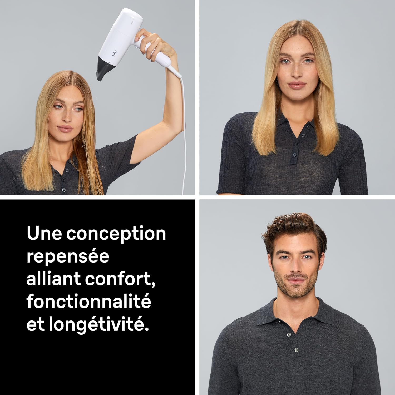 Detalle 2 de Sèche-Cheveux Braun HD2.21 BRHD226 : puissance et précision pour un coiffage durable