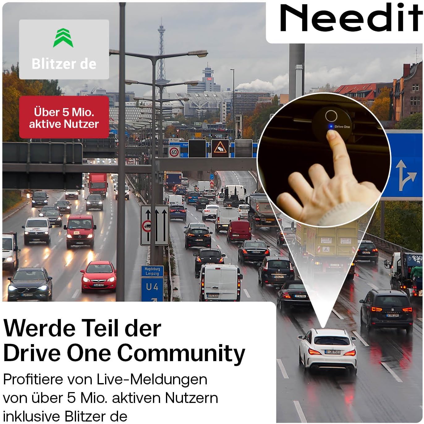 Thumbnail 4 de Needit Drive One 2 Verkehrswarner