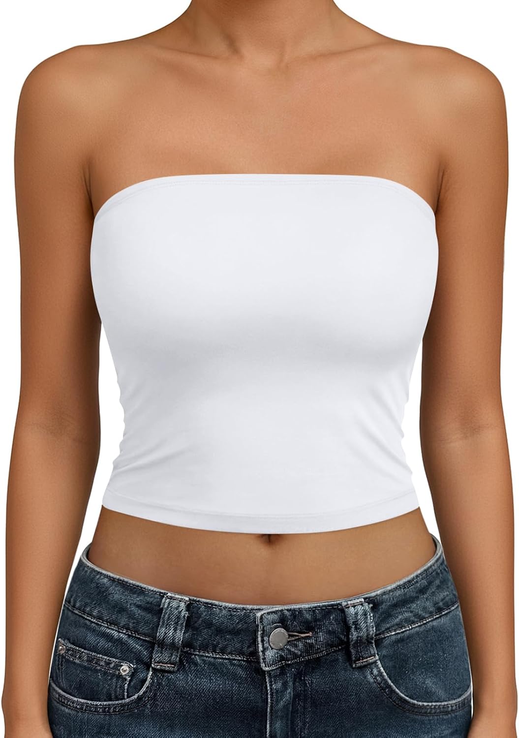 Detalle de Trendy Queen Tube Tops Strapless Crop