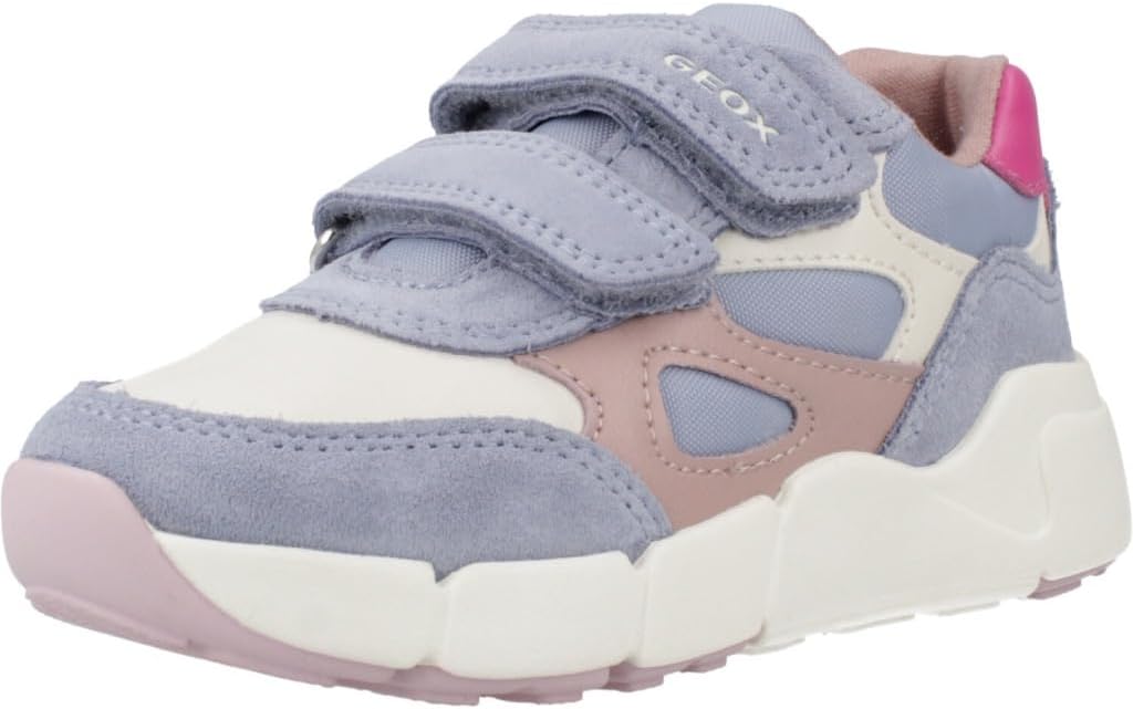 Detalle de Geox B Flexyper Mini Girl BasketFille – Baskets respirantes pour fille
