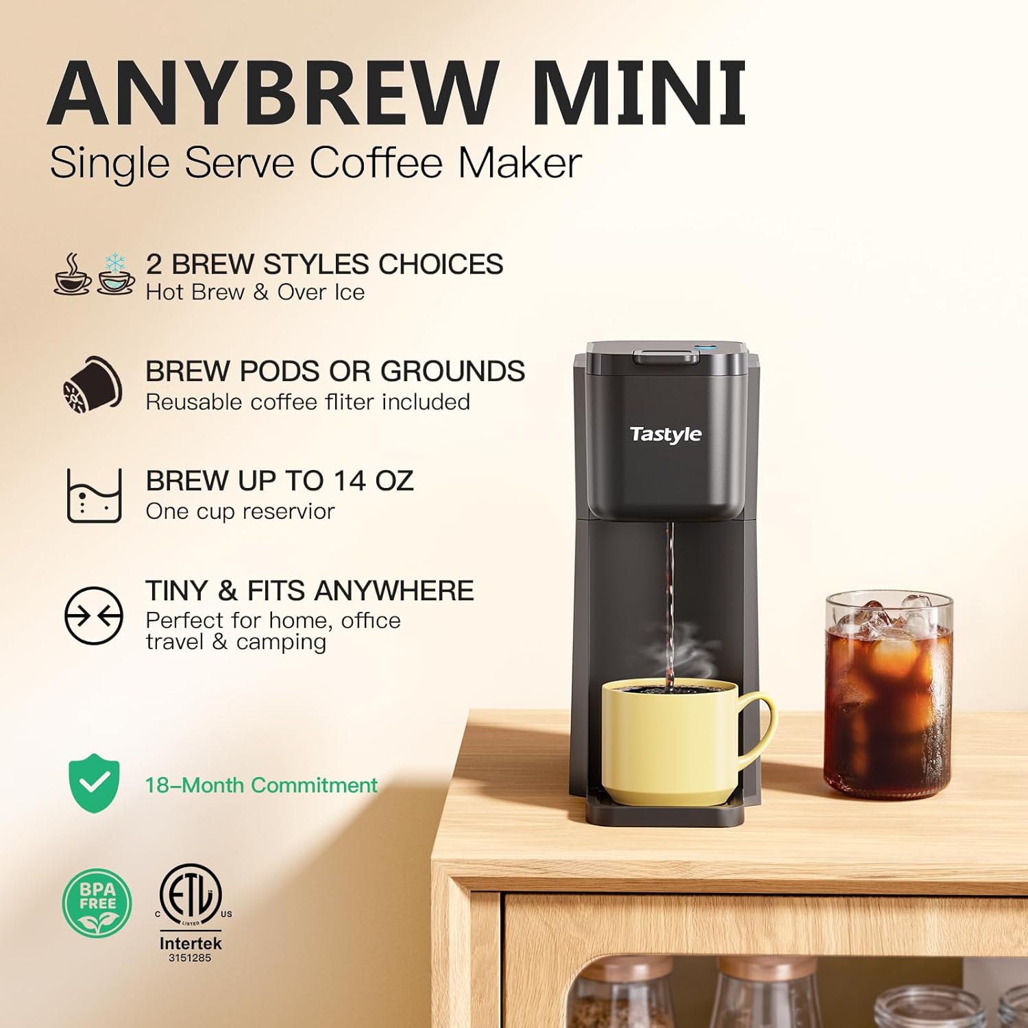 Detalle 2 de Tastyle Mini 2.0 Single Serve 6-14 oz