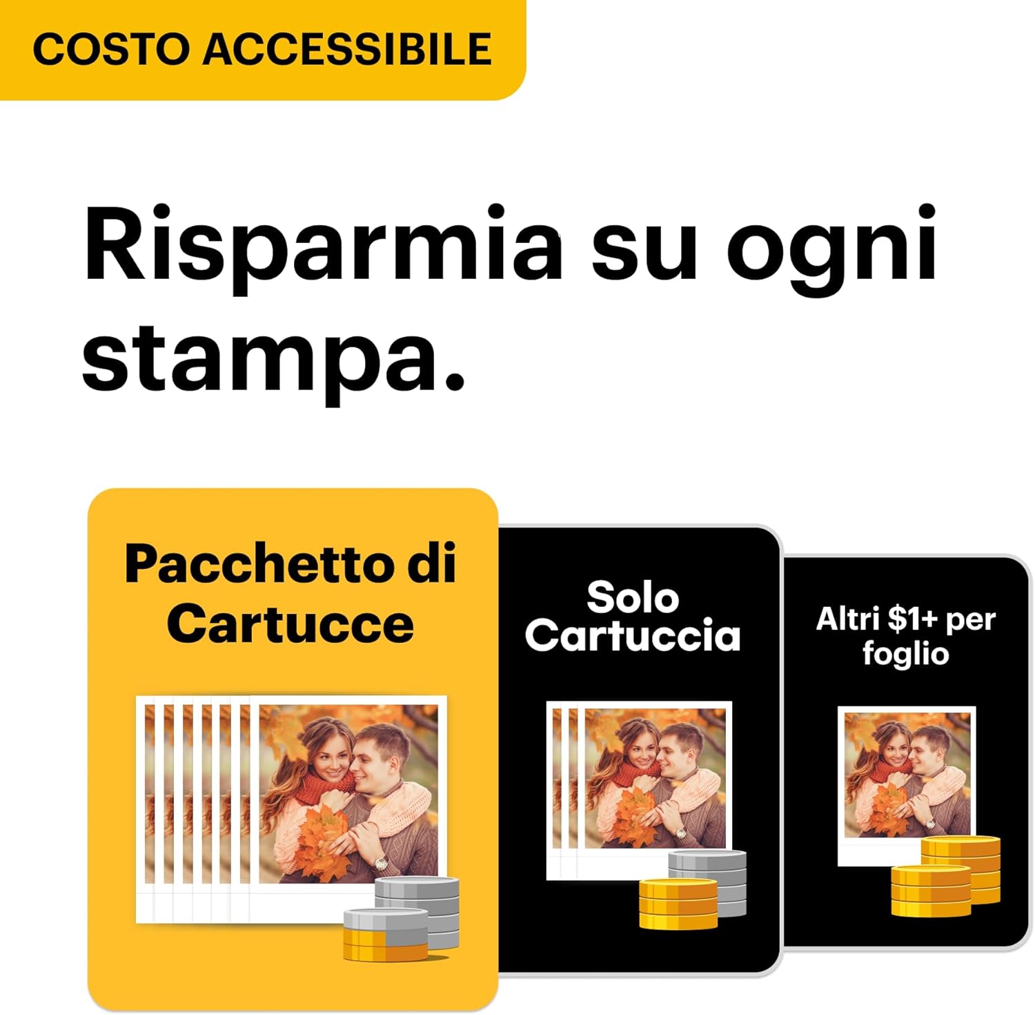 Thumbnail 1 de KODAK Mini 3 Retro (Bianco) stampante fotografica portatile per smartphone Bluetooth