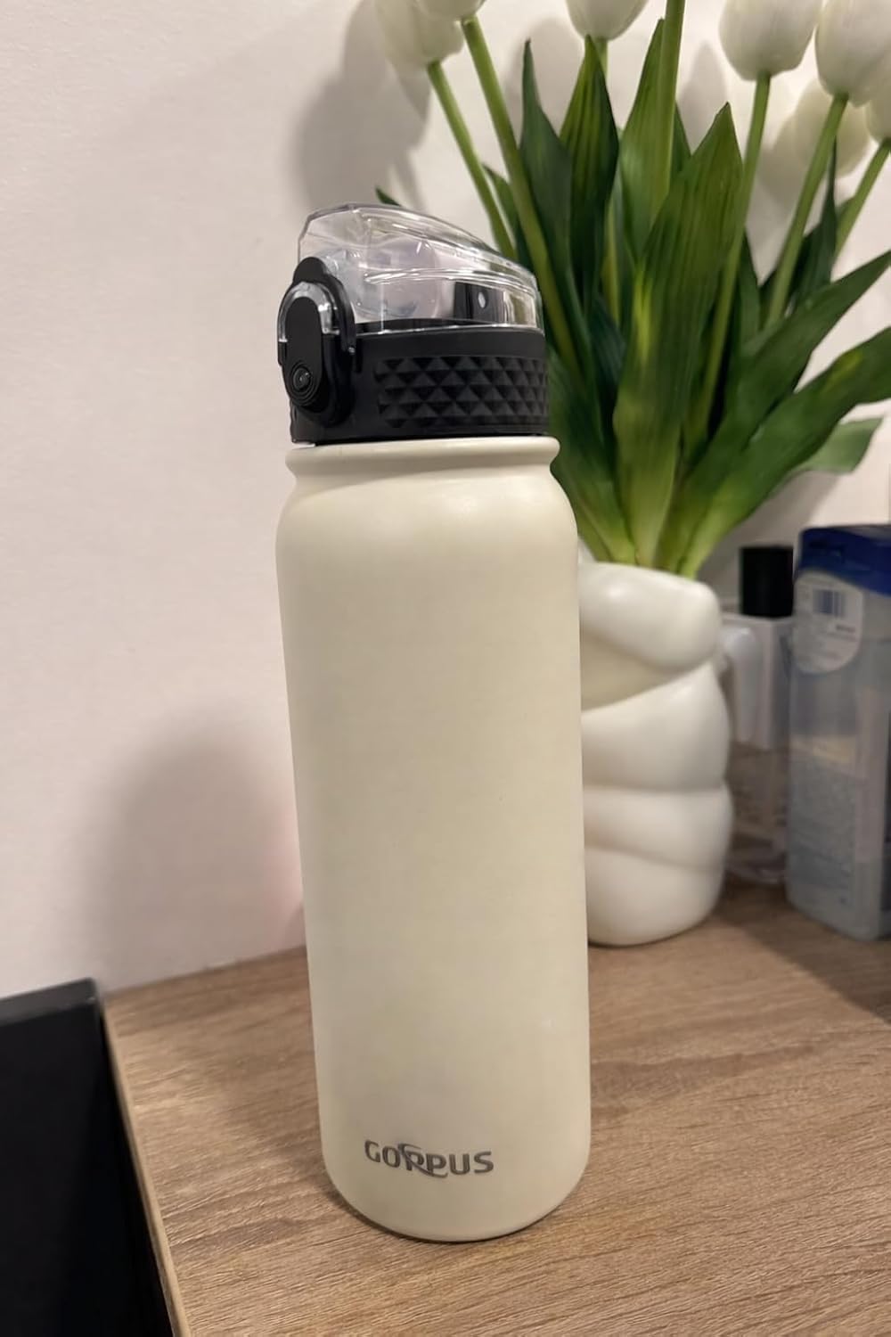 Thumbnail 6 de GOPPUS 600ml Stainless Steel Water Bottle with Straw – Double Wall Insulation, Leakproof Flip Top Lid