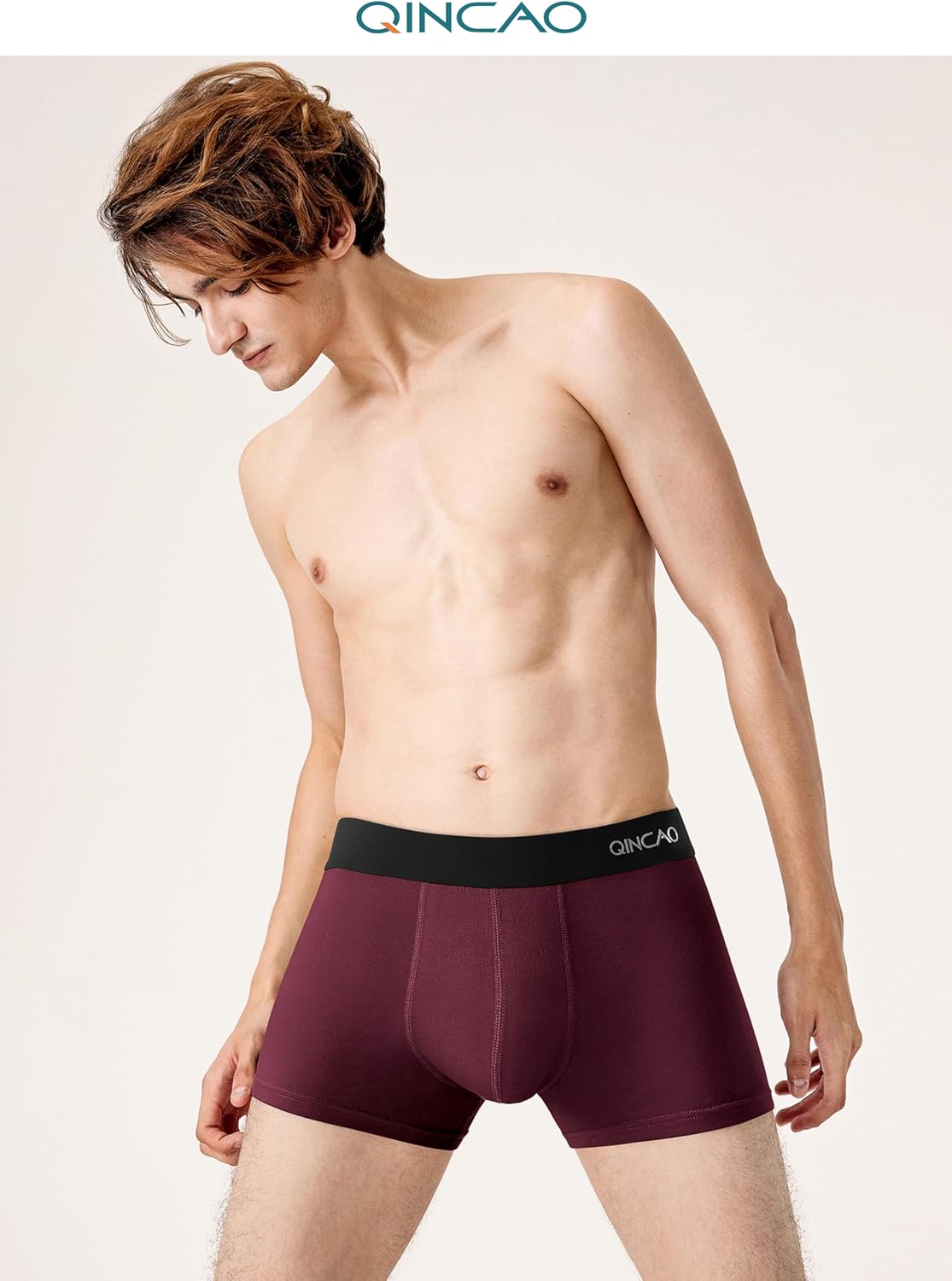 Thumbnail 1 de QINCAO Boxer Shorts Mens 6 Pack: No Itchy Labels, Soft Cotton Retro Trunks