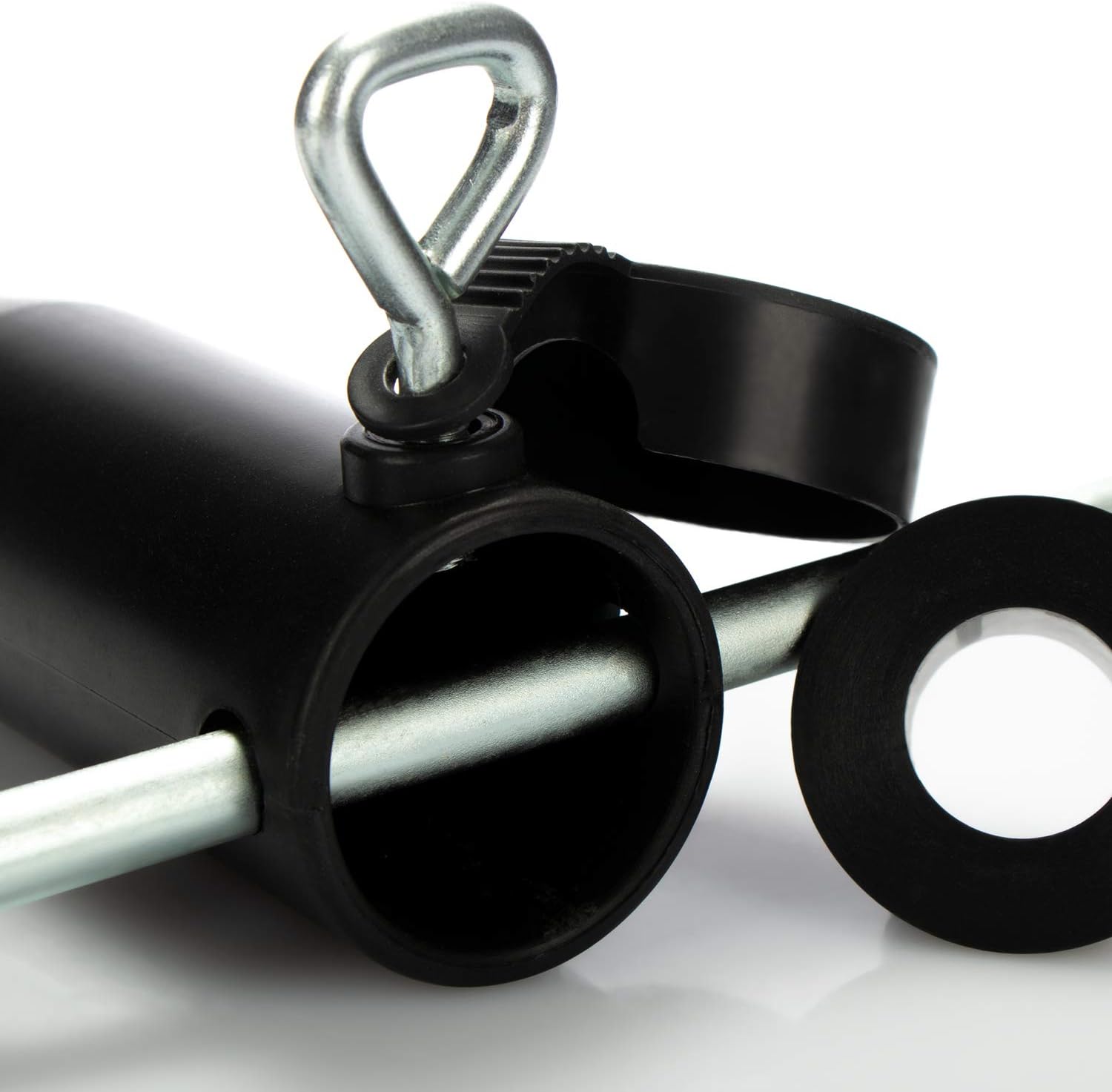 Thumbnail 6 de com-four Portaombrelloni in plastica – Supporto universale per ombrellone, Diametro 25–45 mm, Nero