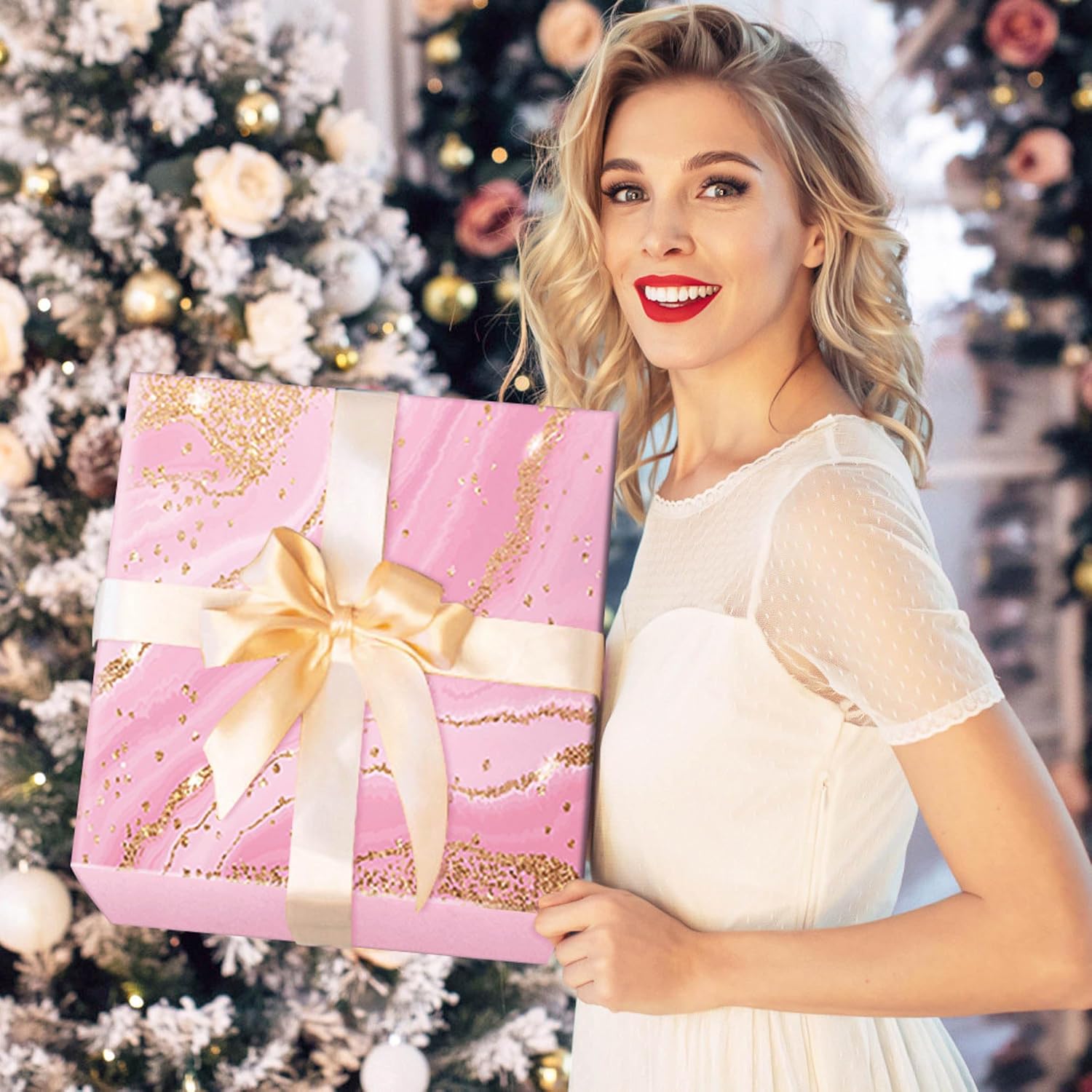 Thumbnail 6 de LE CADEAU Luxury Spa Gift Basket for Women: Rose Spa Get Well Soon Self-Care Gift