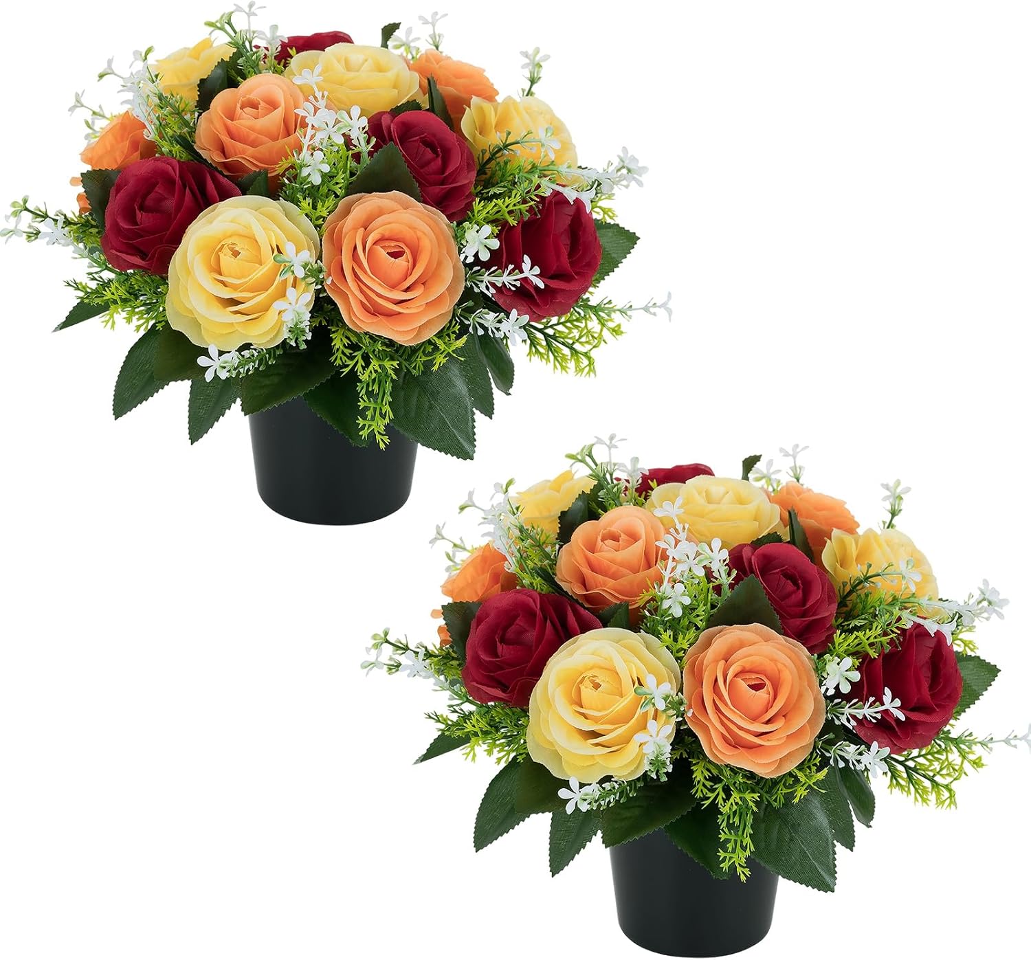 BLOSMON Autumn Artificial Grave Flowers 25 cm