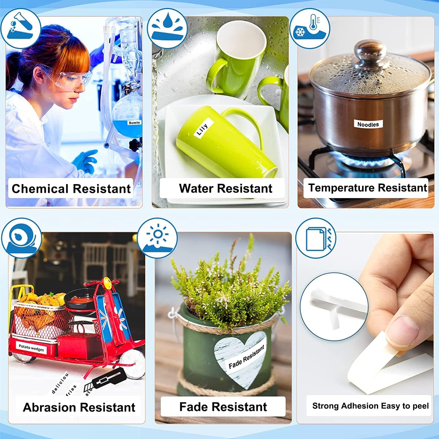 Thumbnail 1 de Pristar TZe-211 6mm label tape — black on white 🎫