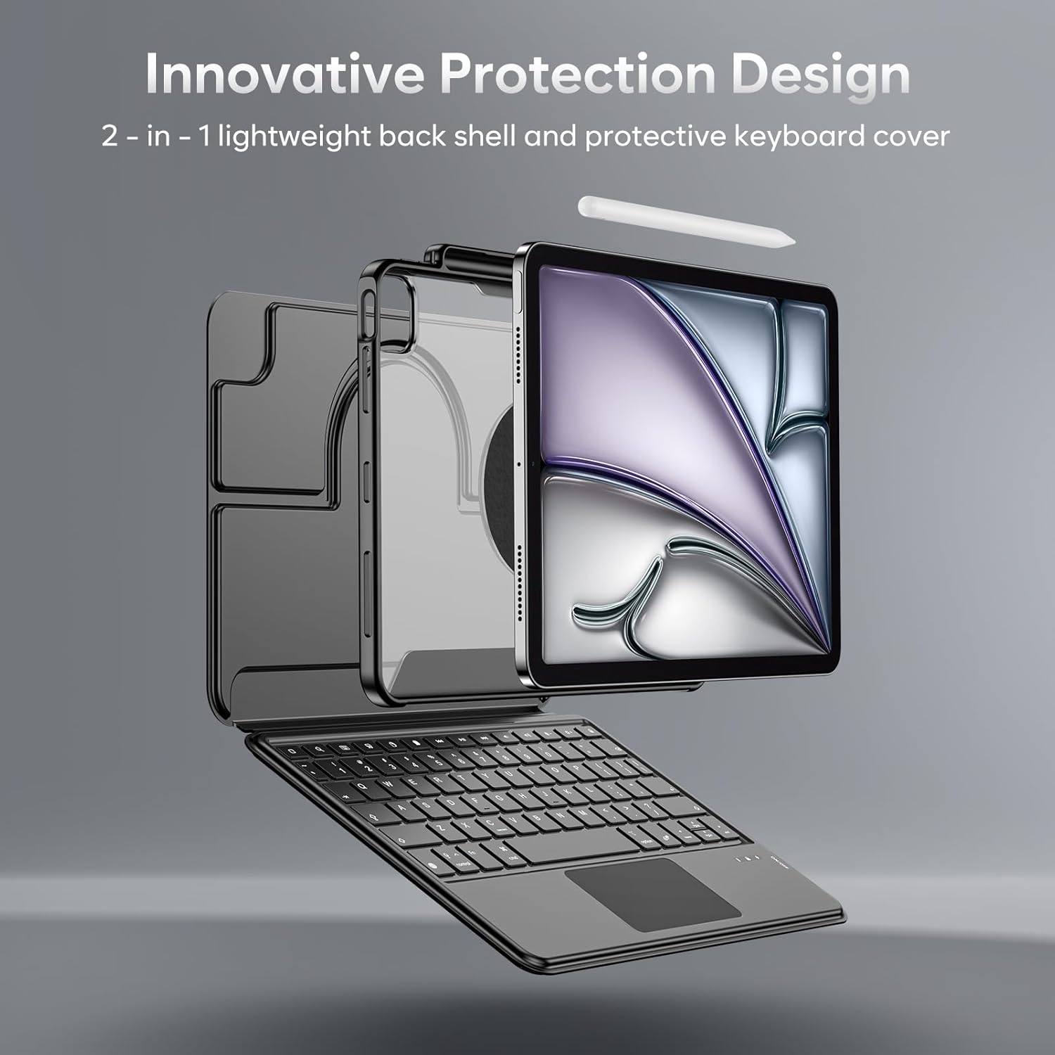 Thumbnail 2 de ProCase iPad Air 11in Case with Keyboard