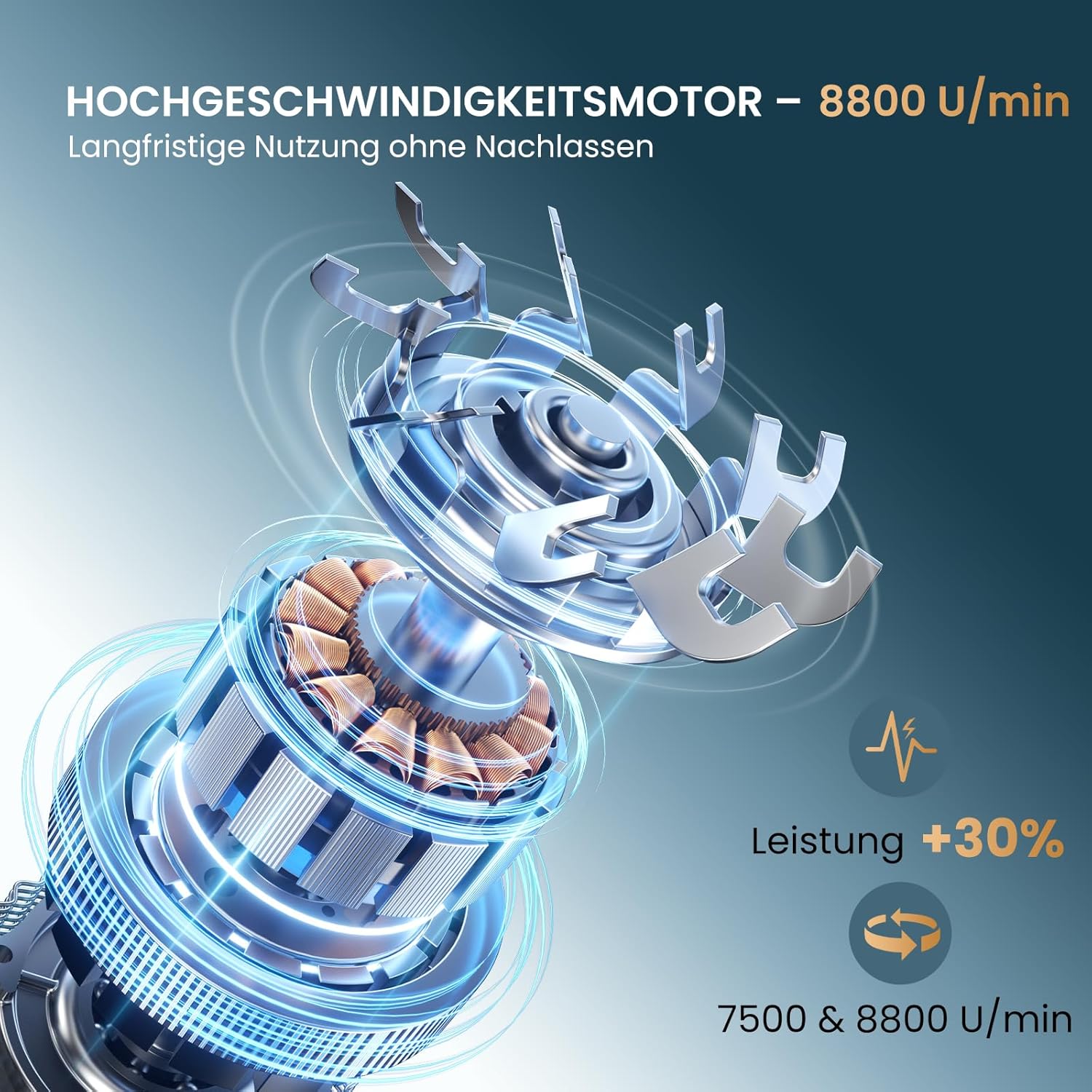 Thumbnail 5 de 7D PRO Glatzen Rasierer Herren MAXGROOM – kabelloser Kopfrasierer mit schwebendem 7D-Kopf, IPX6 und 1400 mAh Akku