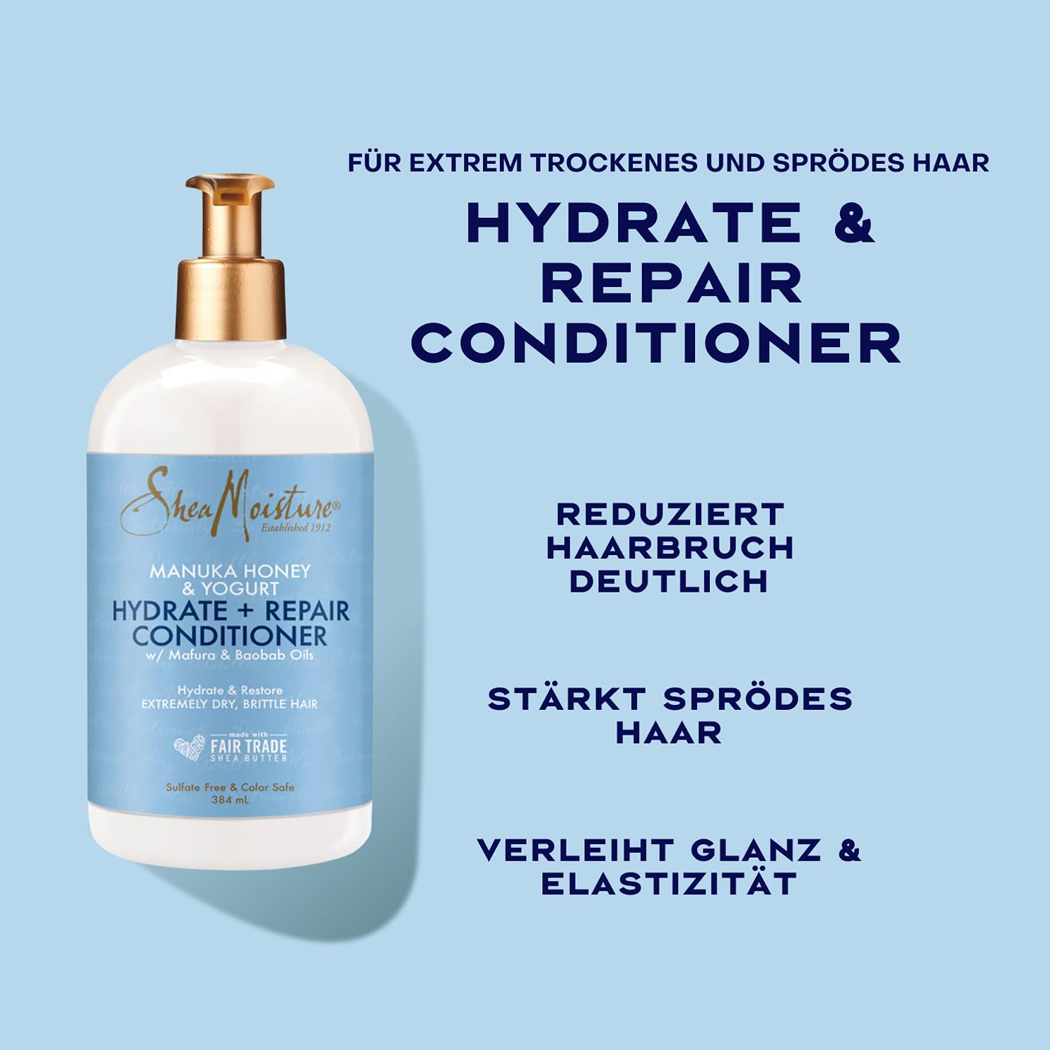Thumbnail 1 de SheaMoisture Hydrate & Repair Conditioner mit Manuka-Honig & Joghurt – sulfatfrei, für extremes trockenes, hitzegeschädigtes Haar