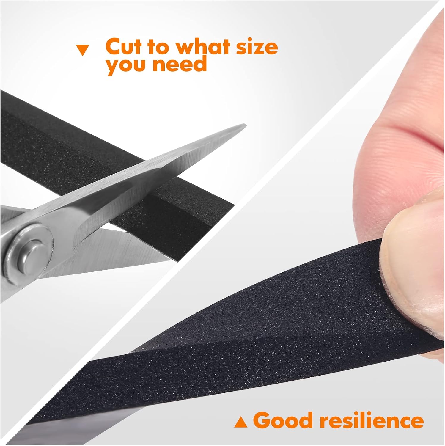Thumbnail 4 de Adhesive Weather Stripping Foam Tape 6mm × 6m for Doors & Windows