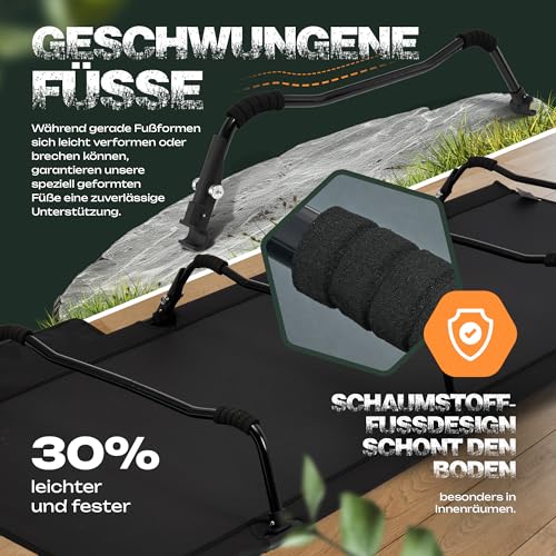 Detalle de Camptastic Feldbett XXL Ultraleicht – 2,7 kg, schneller Aufbau