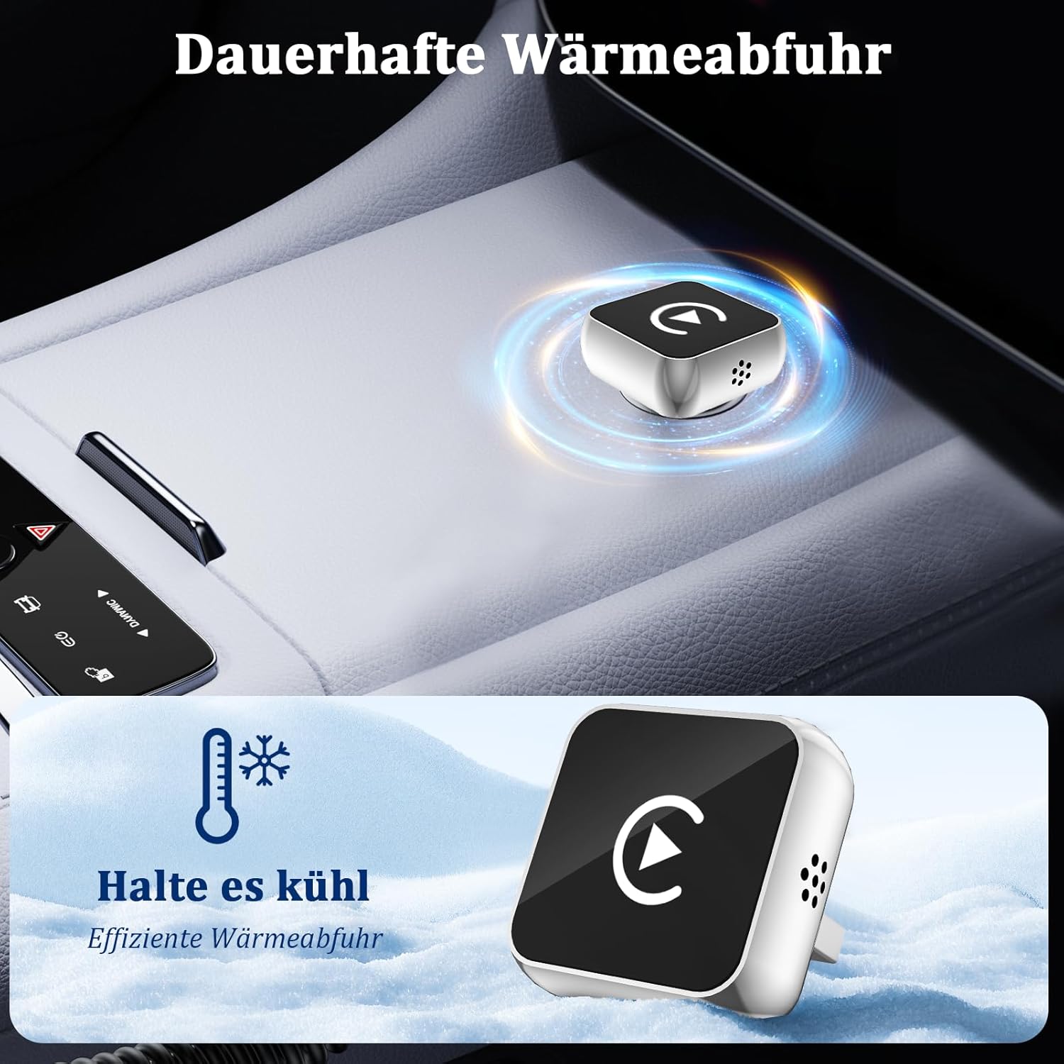 Thumbnail 3 de BSTOEM 2 in 1 Carplay Wireless Adapter & Android Auto Adapter – kabellos CarPlay/Android Auto für iPhone und Android