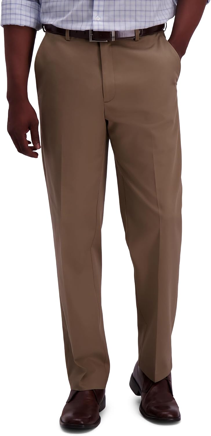 Detalle de Haggar Premium No Iron Khaki Classic Fit Pants