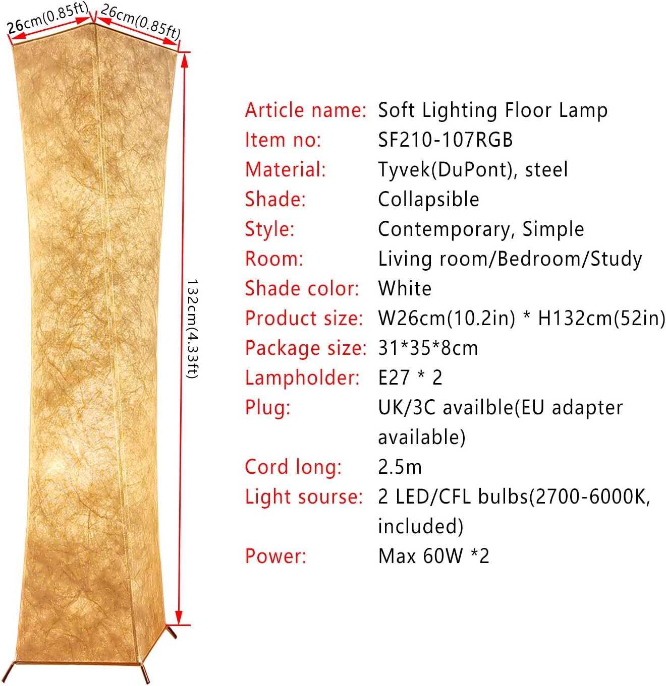 Thumbnail 5 de RGB Soft Floor Lamp