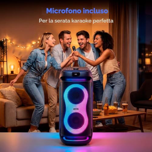 Thumbnail 3 de MEDION PE-2 Plus: partybox a batteria con microfono