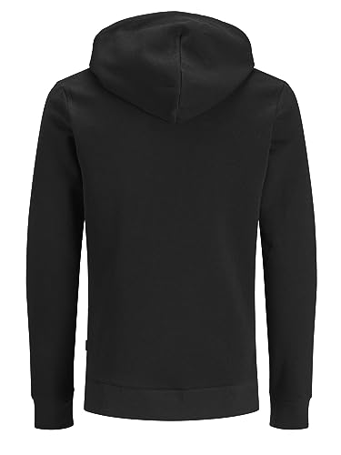 Detalle 2 de JACK & JONES Jjecorp Logo Sweat Hood Capucha negra – Medium para Hombre