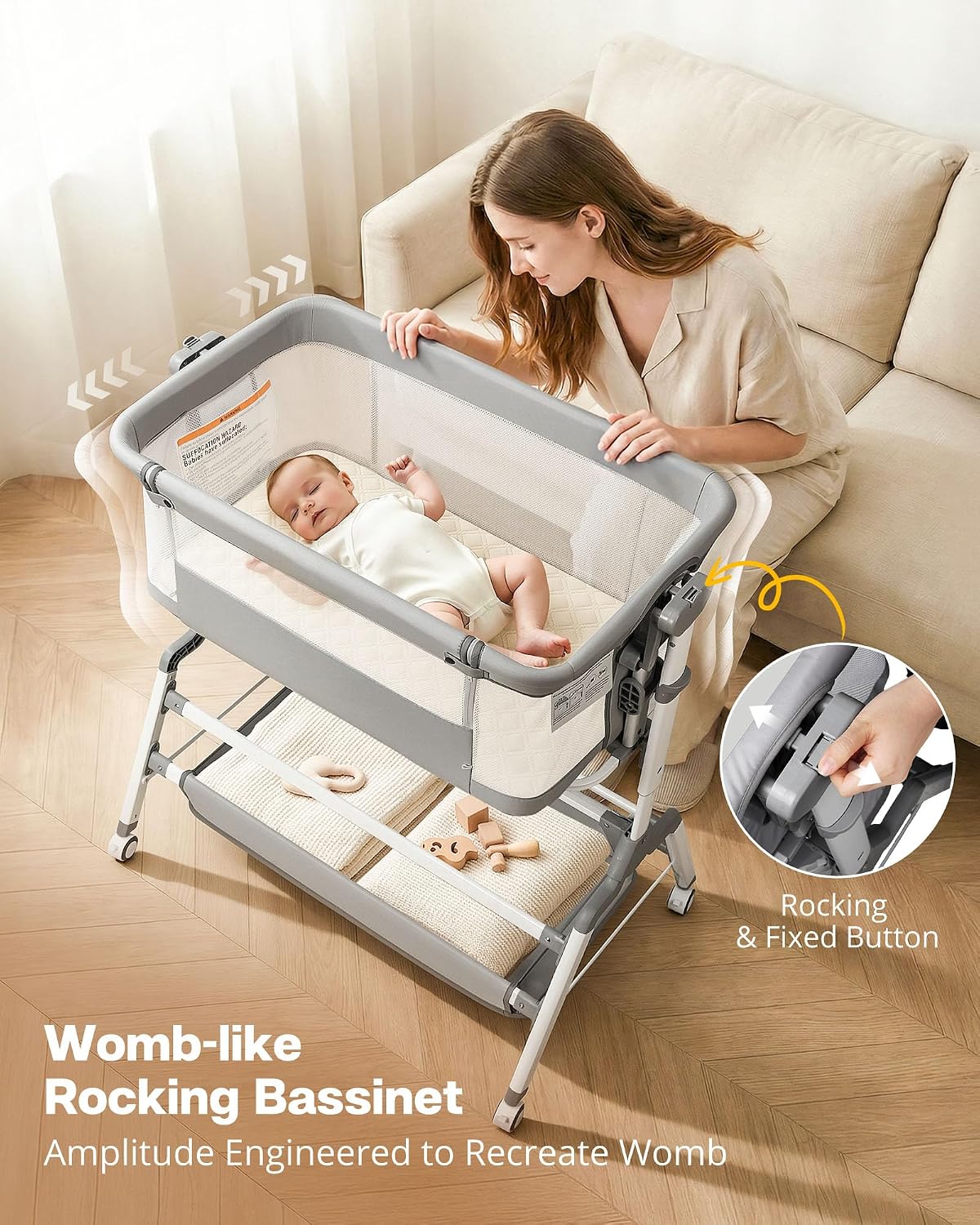 Detalle de Baby Bassinet 3-in-1