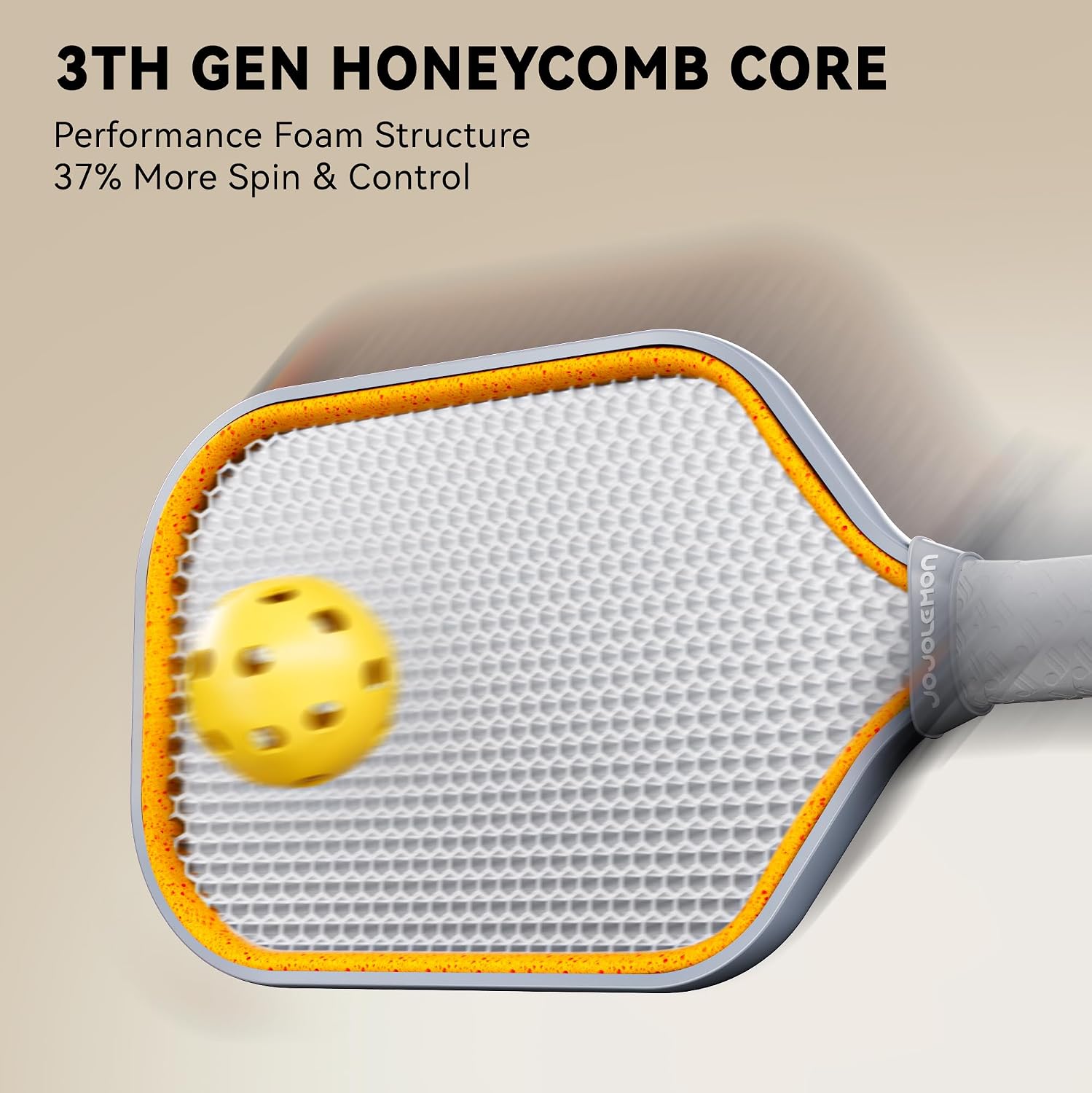 Detalle de JOJOLEMON Pickleball Paddle, Carbon Fibre