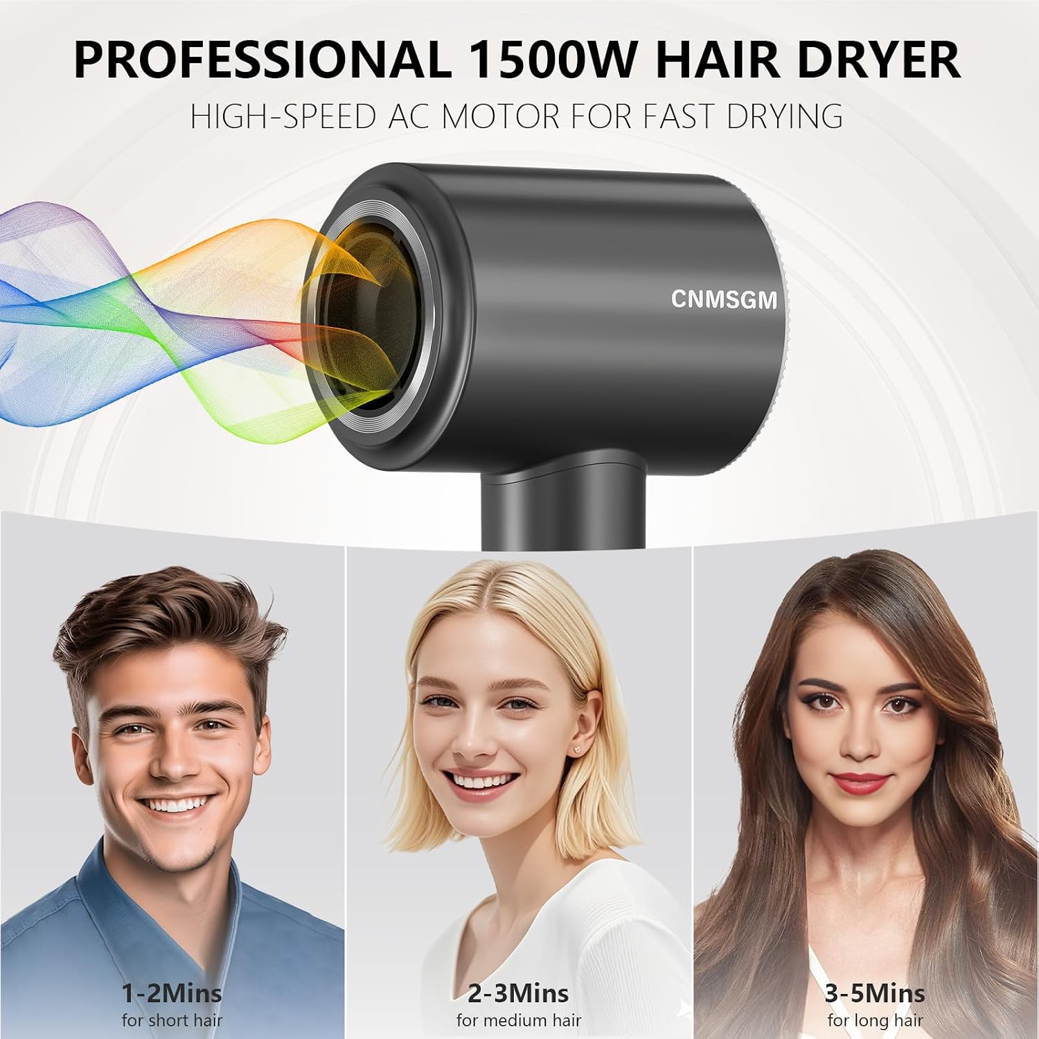 Detalle de High Speed Ionic Hair Dryer 160000 RPM