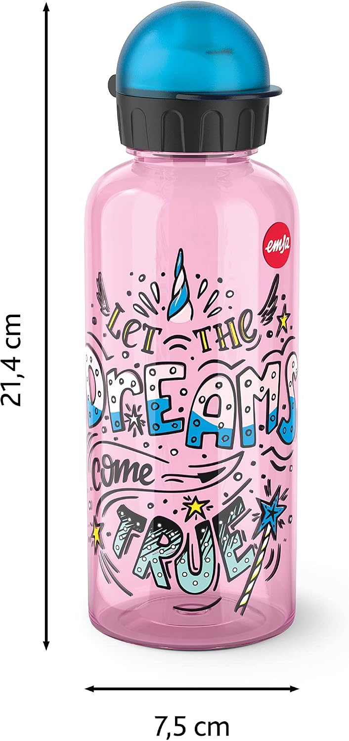 Detalle 1 de Emsa N30604 Teens Tritan Trinkflasche 0,6 L