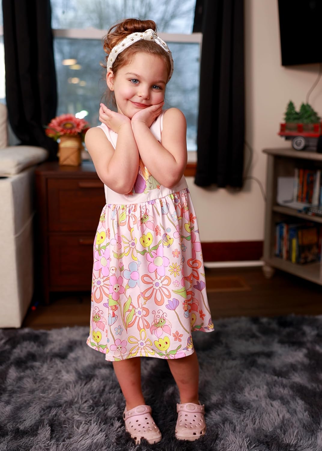 Thumbnail 2 de Disney Princess Multi-Character Dress for Girls: Sleeveless & Short Sleeve Summer Outfit