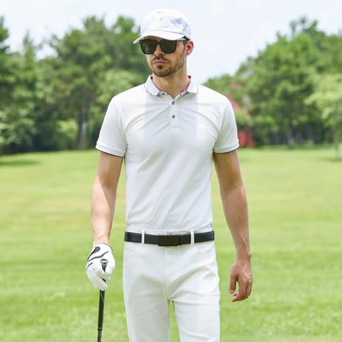 Thumbnail 7 de VATAN Ceinture Homme Réglable à Cliquet en Cuir – Classique, Noir, 115 cm (34-38')
