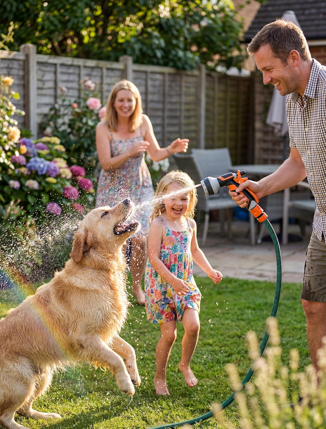Thumbnail 6 de Hose Pipe Spray Gun for Garden: 10 Pattern Nozzle with Thumb Control, Anti-Slip & High Pressure