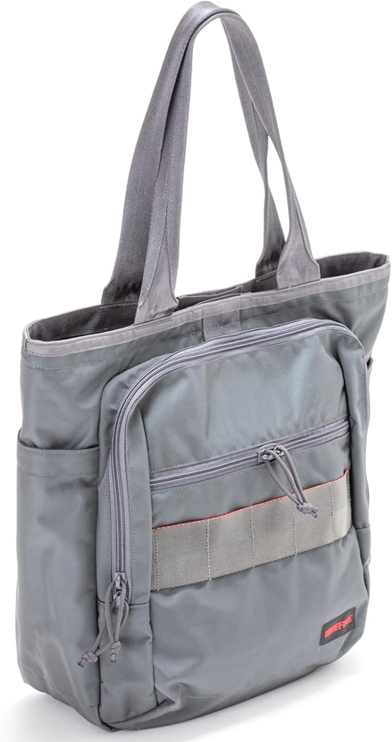 Detalle de BRIEFING AG メンズトートバッグ GRAY|ブランドのDNAを受け継ぐ再構築デザイン