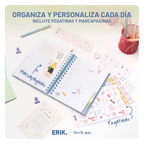 Detalle de Grupo Erik Agenda escolar 2026 2027 Semana Vista Ana Marin en Español