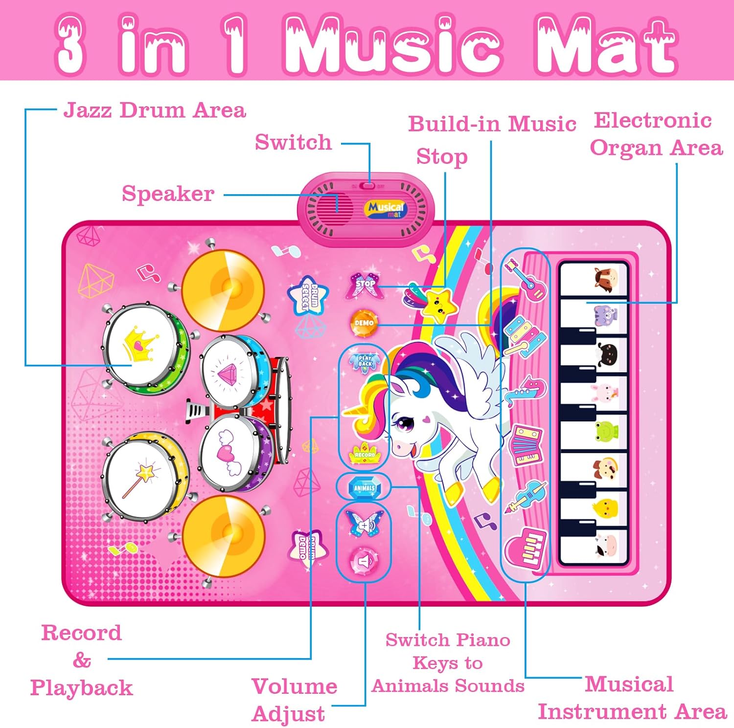 Thumbnail 4 de Music Mat 3-in-1 Ages 1-2