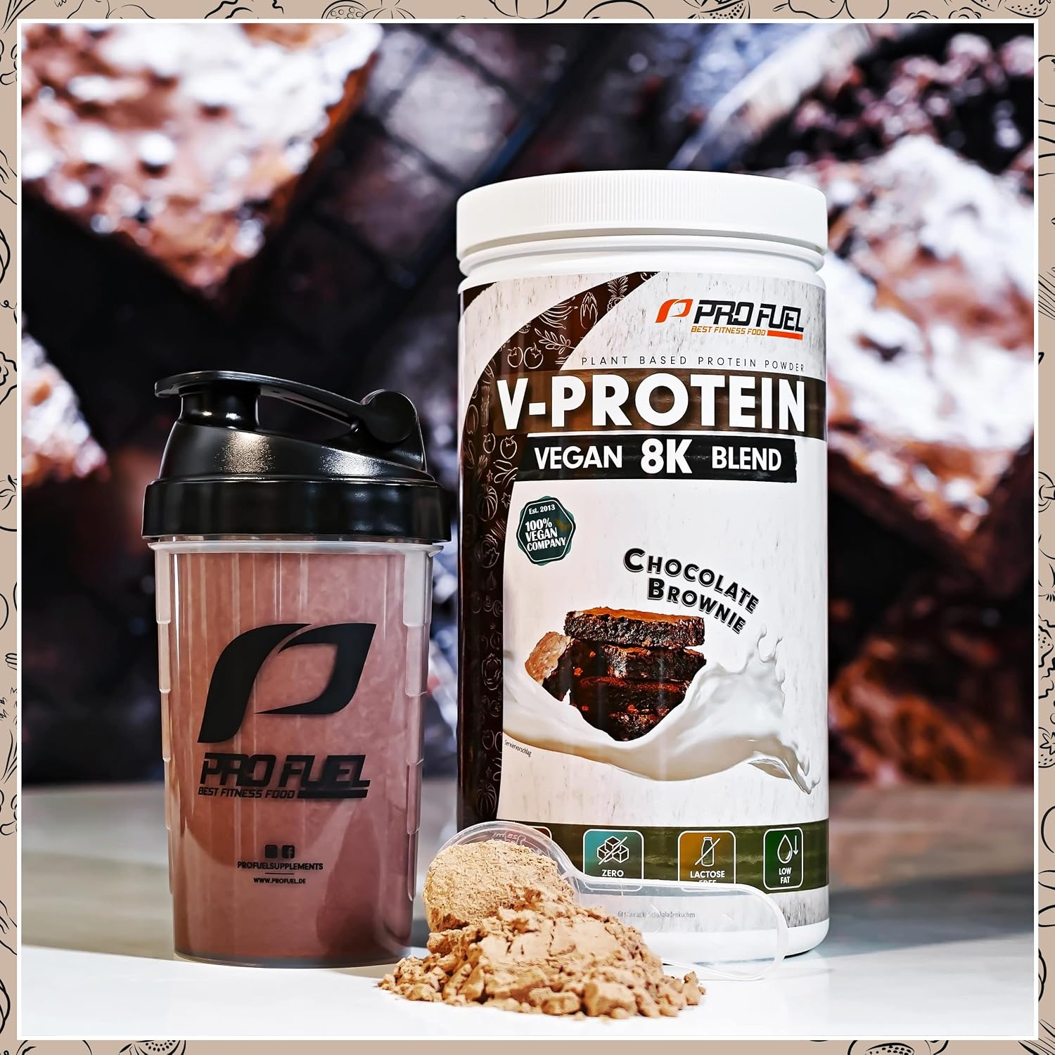 Thumbnail 2 de V-Protein 8K Blend SCHOKOLADE 74% Eiweiß