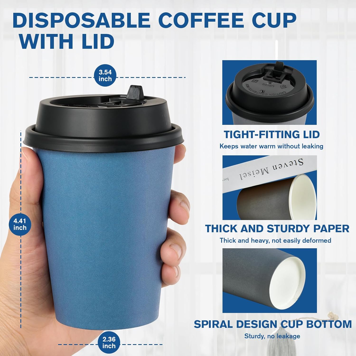 Thumbnail 1 de LITOPAK 12 oz Disposable Paper Cups ☕