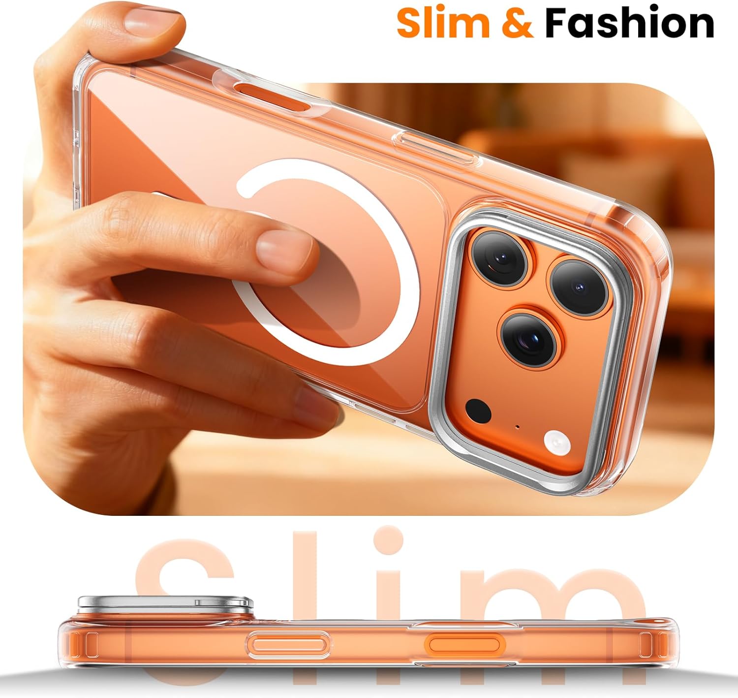 Thumbnail 5 de Tigowos 3-in-1 iPhone 17 Pro Max Case with Frame Stand, Screen & Lens Protectors