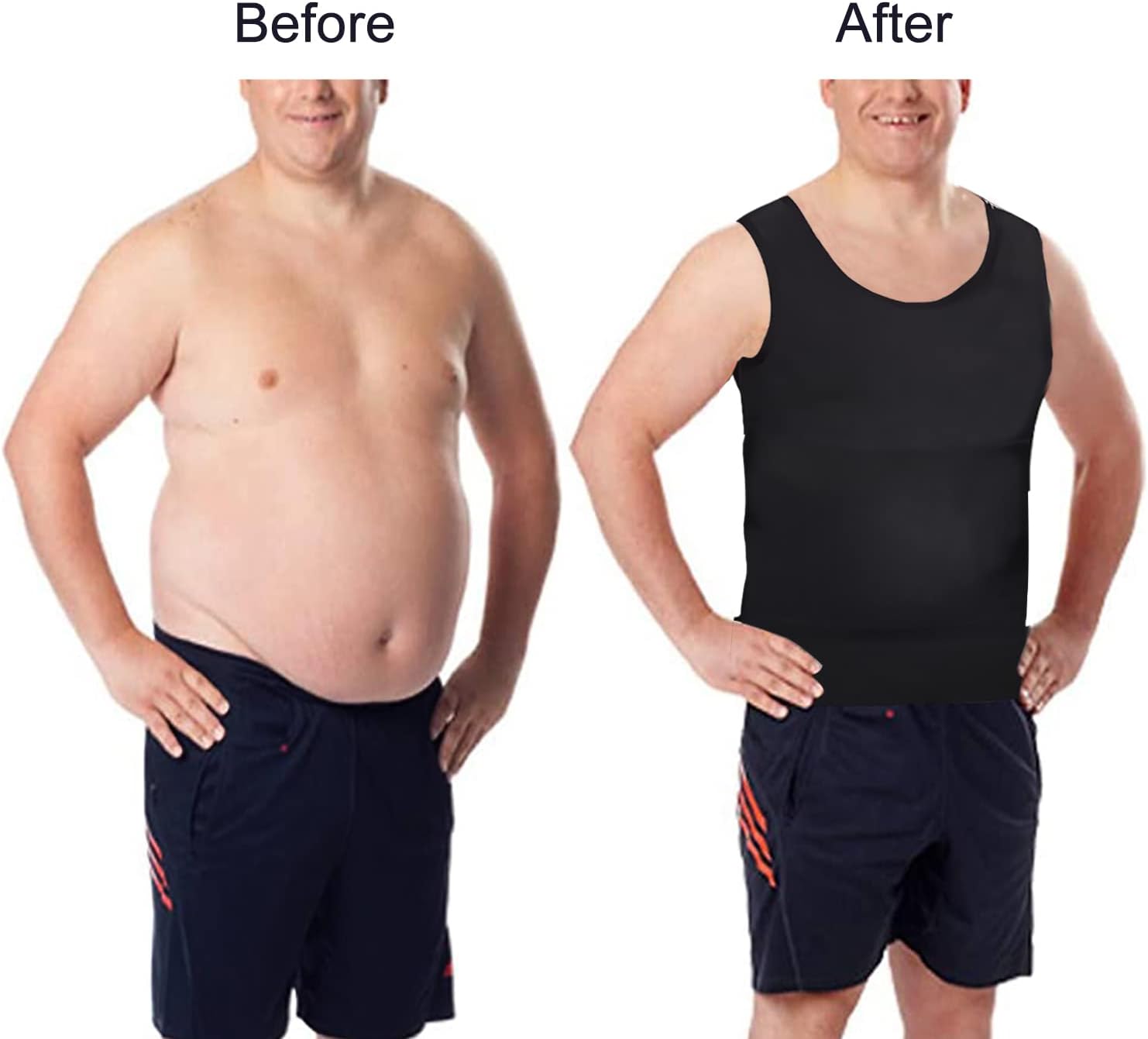Thumbnail 4 de Mens Slimming Compression Shirt for Gynecomastia 🩲