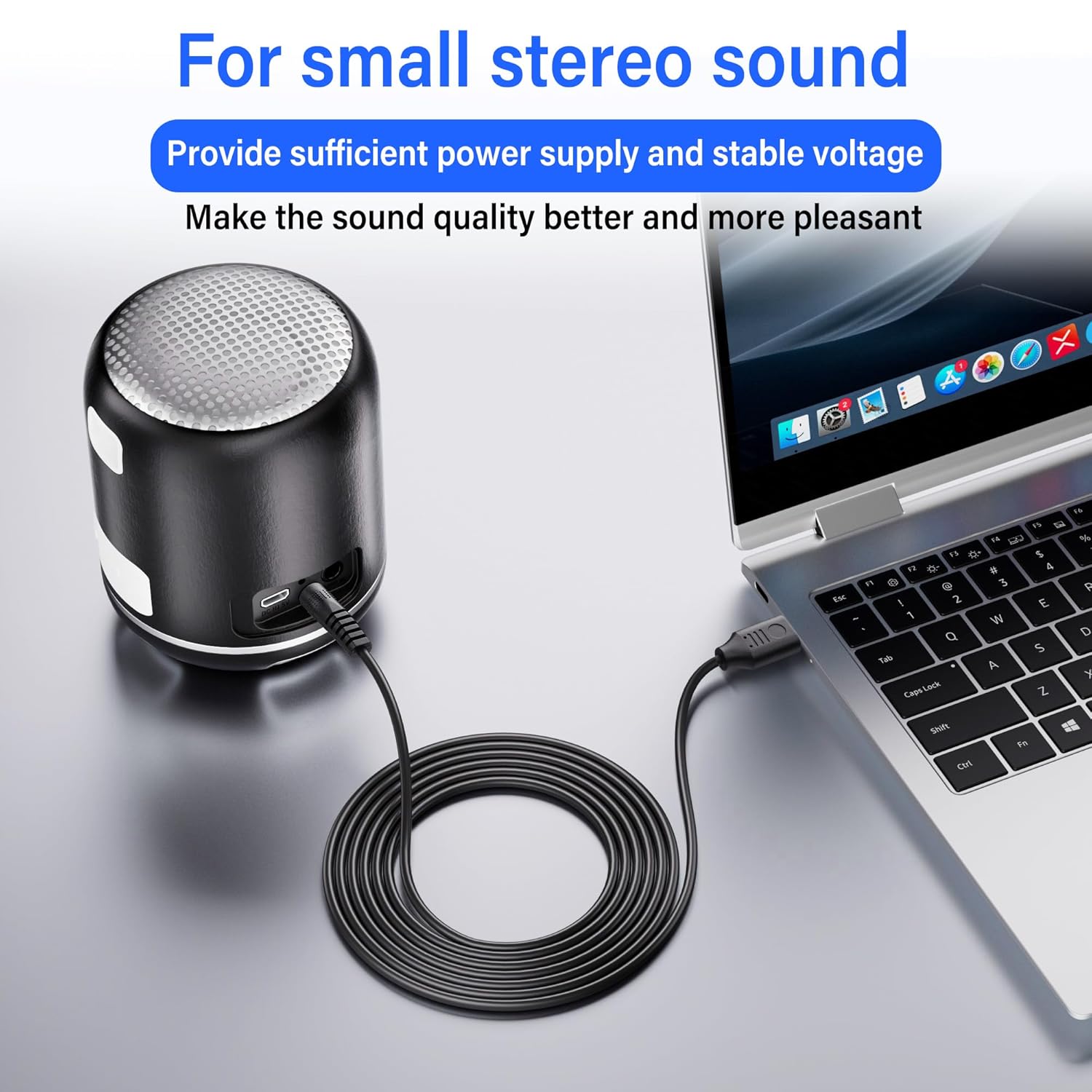 Thumbnail 5 de SinLoon USB to DC 5.5x2.5mm Power Cord 5V 3A (10ft) – 2 Pack