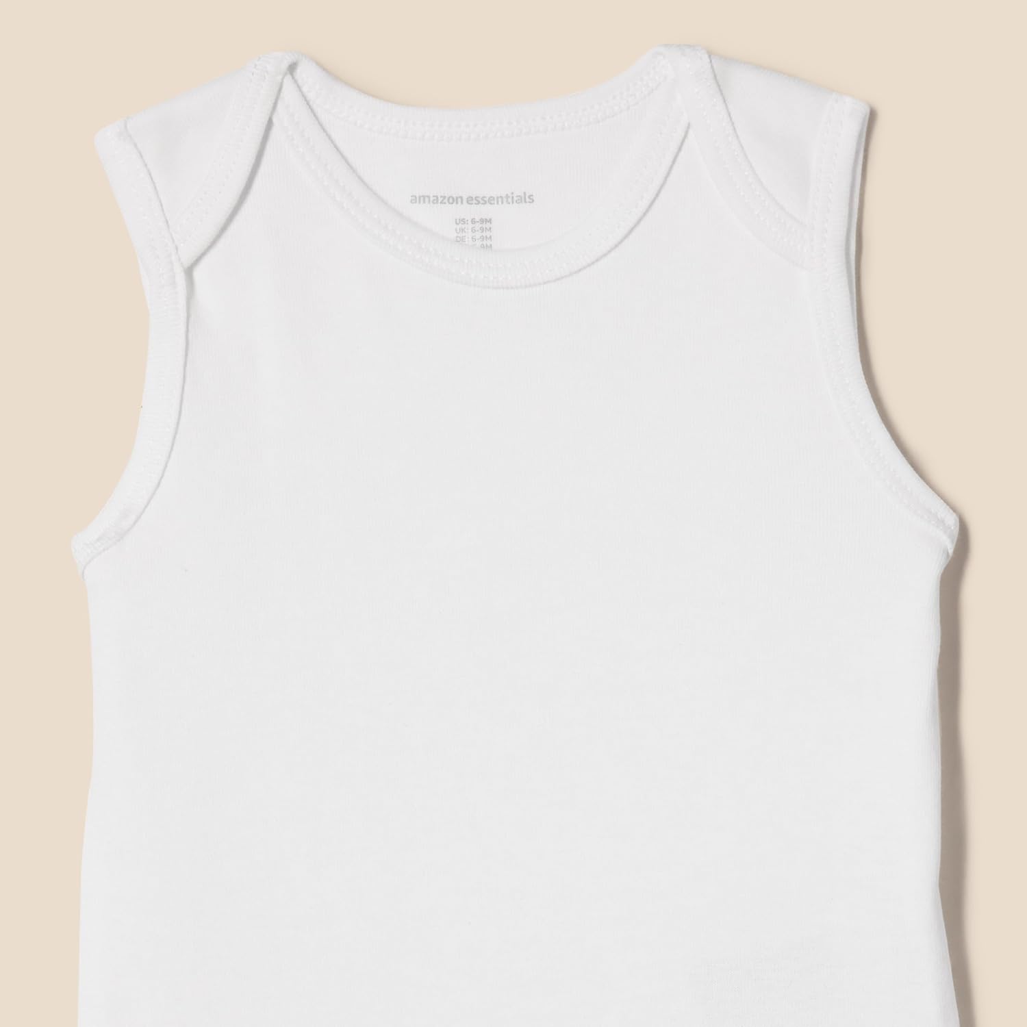Thumbnail 2 de Amazon Essentials Unisex Babies' Sleeveless Cotton Rib Bodysuits, Pack of 6
