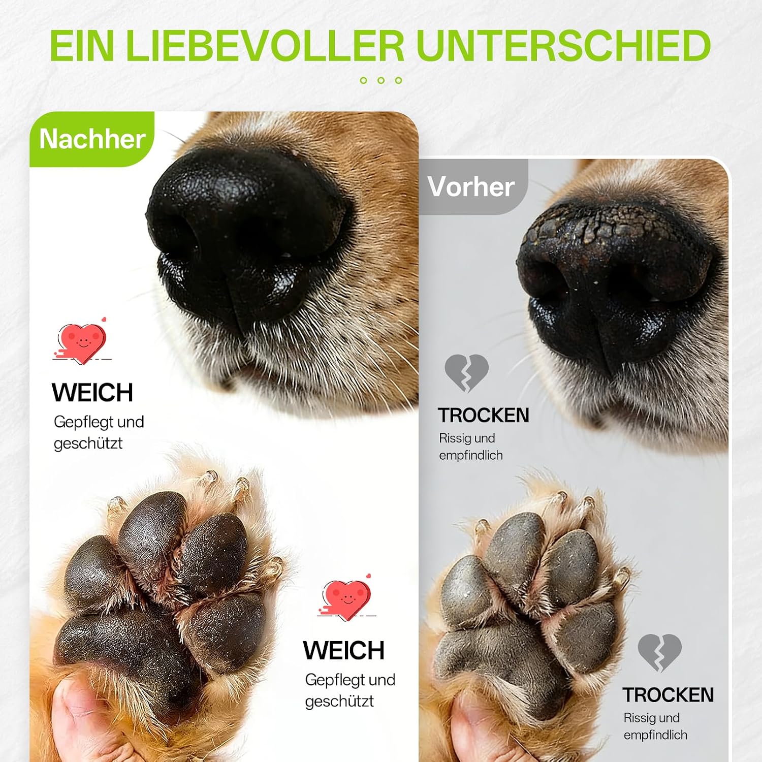 Thumbnail 6 de Tinioey Pfotenbalsam Hund 70 ml im Stick-Design – Pfotenschutz für Winter, ohne Handkontakt
