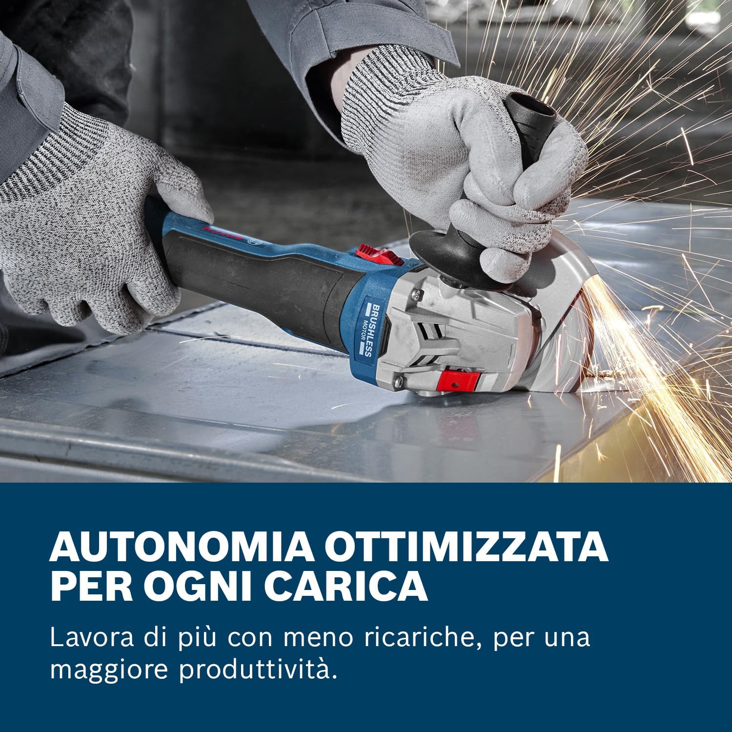 Thumbnail 3 de Bosch Professional 18V System GWS 18V-8 smerigliatrice angolare a batteria da 125 mm (senza batteria e caricabatteria)